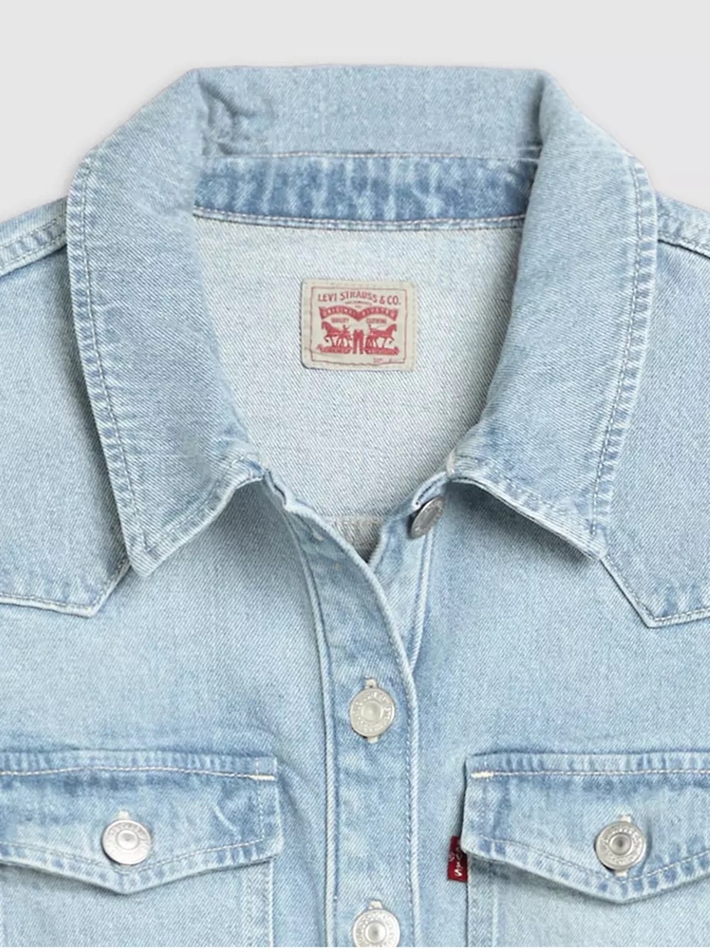 Levis Western Mini Dress size XL light wash - Picture 6 of 15
